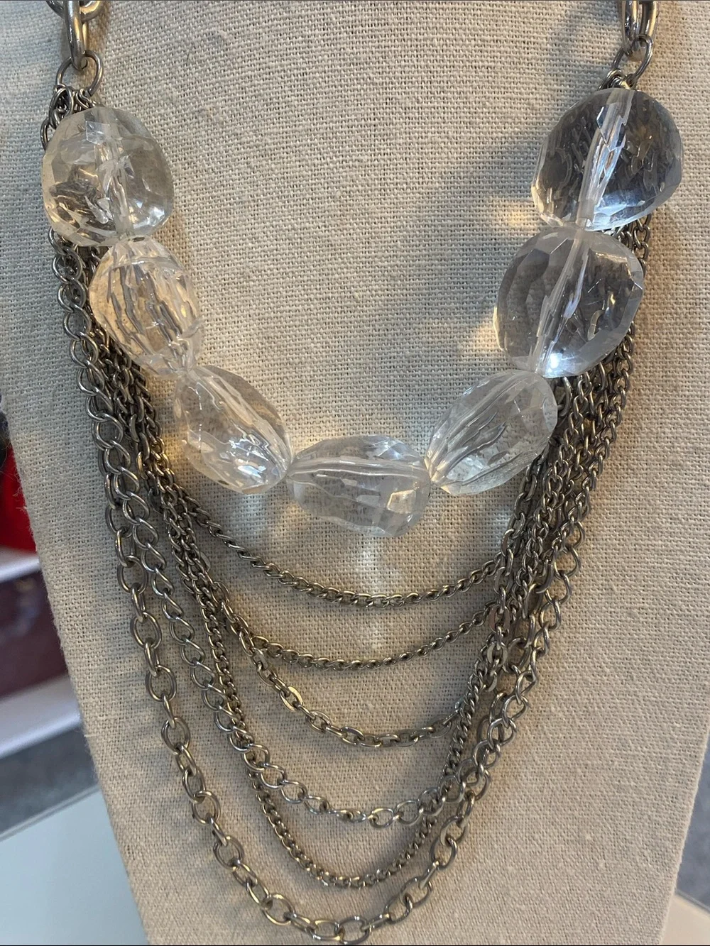 Chunky statement necklace